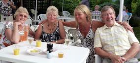Pam Perry, Maureen Grace, Lindsey Crossland and Martin Perry Pam Perry, Maureen Grace, Lindsey Crossland and Martin Perry